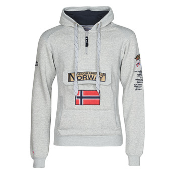 Textiel Heren Sweaters / Sweatshirts Geographical Norway GYMCLASS Grijs / Bont