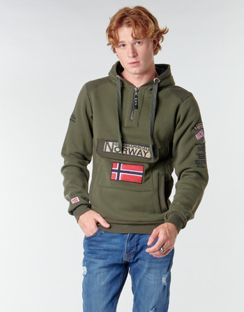 Textiel Heren Sweaters / Sweatshirts Geographical Norway GYMCLASS Kaki