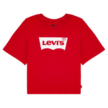 Levi's LIGHT BRIGHT CROPPED TEE Rood