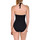 Textiel Dames Badpak Lisca 1-delig zwempak zonder beugel vormkledij Ancona Zwart