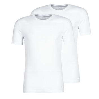 Textiel Heren T-shirts korte mouwen Nike EVERYDAY COTTON STRETCH Wit
