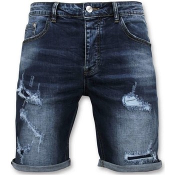 Textiel Heren Korte broeken Enos Korte Broek Jeans Short Blauw