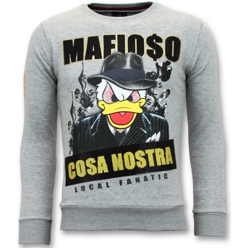Textiel Heren Sweaters / Sweatshirts Local Fanatic Cosa Nostra Mafioso Grijs