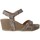 Schoenen Dames Sandalen / Open schoenen Calzados Penelope Penelope Collection 5754 Sandalias con Cuña de Mujer Beige