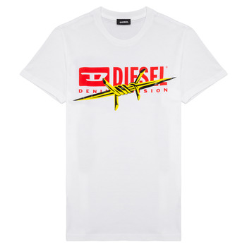 Textiel Jongens T-shirts korte mouwen Diesel TDIEGOBX2 Wit