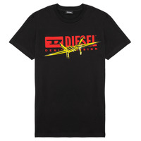 Textiel Jongens T-shirts korte mouwen Diesel TDIEGOBX2 Zwart