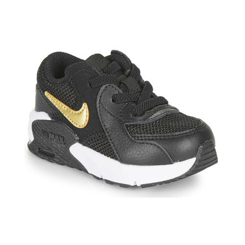 Schoenen Kinderen Lage sneakers Nike AIR MAX EXCEE TD Zwart / Goud