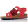 Schoenen Dames Sandalen / Open schoenen Interbios MANDEN  7162 Rood
