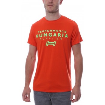 Textiel Heren T-shirts korte mouwen Hungaria  Oranje