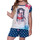 Textiel Meisjes Pyjama's / nachthemden Admas Pyjamashort t-shirt Summer Days Santoro navy Blauw