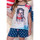Textiel Meisjes Pyjama's / nachthemden Admas Pyjamashort t-shirt Summer Days Santoro navy Blauw