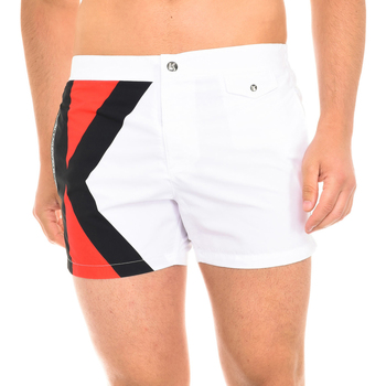 Textiel Heren Zwembroeken/ Zwemshorts Karl Lagerfeld KL19MBS04-WHITE Wit