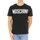 Textiel Heren T-shirts korte mouwen Moschino ZPA0705 Zwart