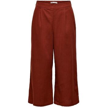Textiel Dames Broeken / Pantalons Only  Rood