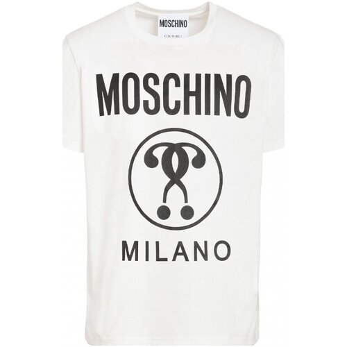 Bewustzijn hoofdstuk vergeven Moschino ZPA0706 Wit - Textiel T-shirts korte mouwen Heren € 88,50