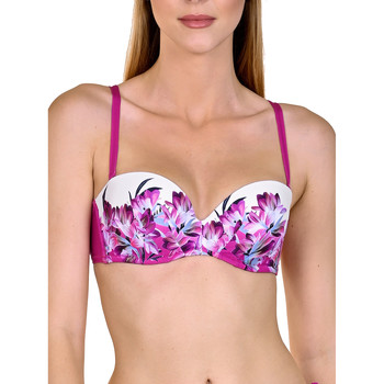 Textiel Dames Bikinibroekjes- en tops Lisca Egina voorgevormd bandeau zwempak topje Roze