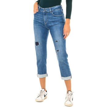 Textiel Dames Broeken / Pantalons Armani jeans 3Y5J10-5D1HZ-1500 Blauw