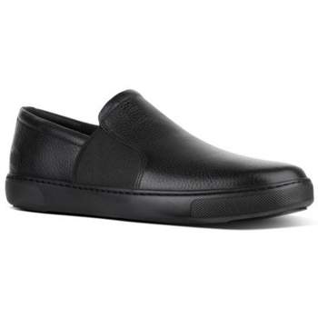 Schoenen Heren Mocassins FitFlop COLLINS SLIP-ON BLACK CO Zwart