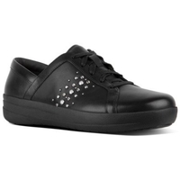 Schoenen Dames Lage sneakers FitFlop F-SPORTY II PEARL STUD BLACK Zwart