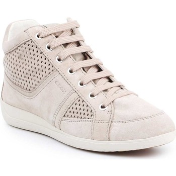 Schoenen Dames Hoge sneakers Geox D Myria B D7268B-07722-C6738 Beige
