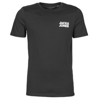 Textiel Heren T-shirts korte mouwen Jack & Jones JJECORP LOGO Zwart