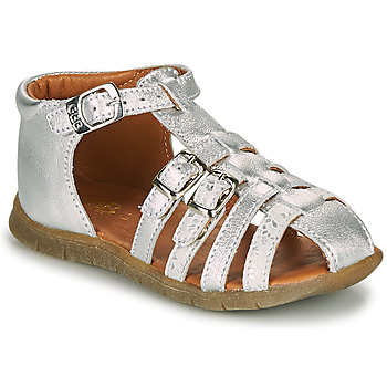 Schoenen Meisjes Sandalen / Open schoenen GBB PERLE Zilver