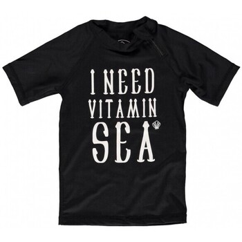 Textiel T-shirts korte mouwen Beach & Bandits UV T-SHIRT VITAMIN SEA -XS Zwart
