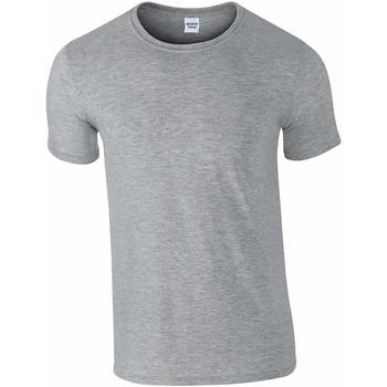 Textiel Heren T-shirts korte mouwen Gildan Soft-Style Grijs