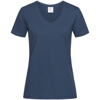 Textiel Dames T-shirts met lange mouwen Stedman  Blauw