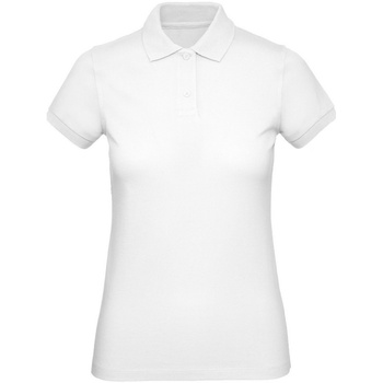 Textiel Dames Polo's lange mouwen B And C PW440 Wit