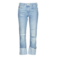 Textiel Dames Straight jeans G-Star Raw NOXER HIGH STRAIGHT WMN Blauw