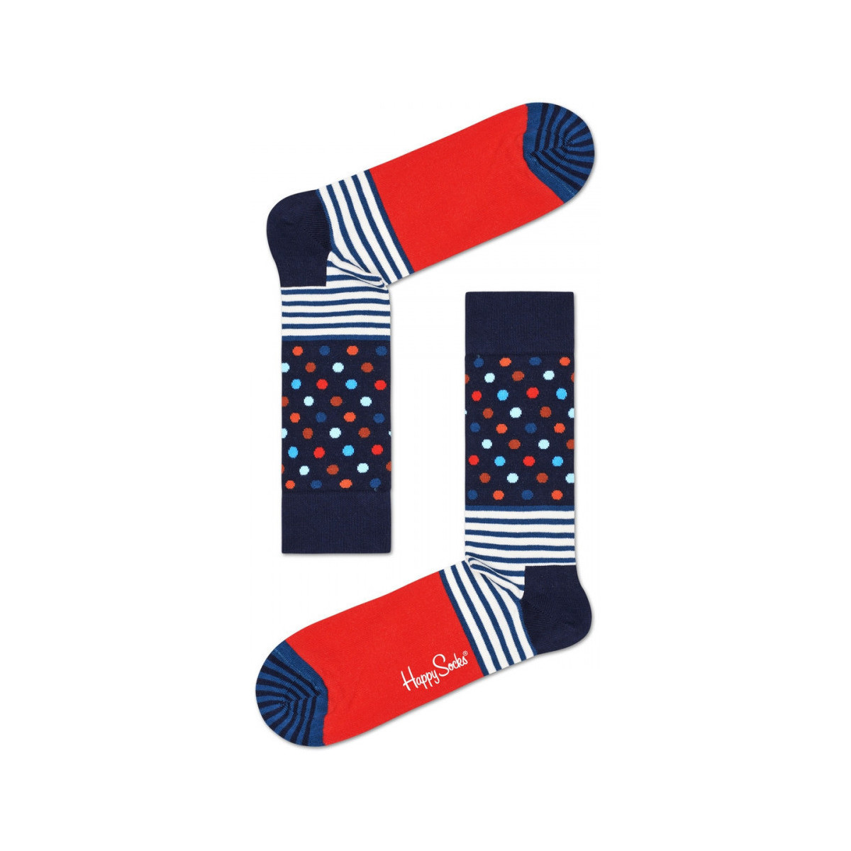 Ondergoed Heren Sokken Happy socks Stripes and dots sock Multicolour