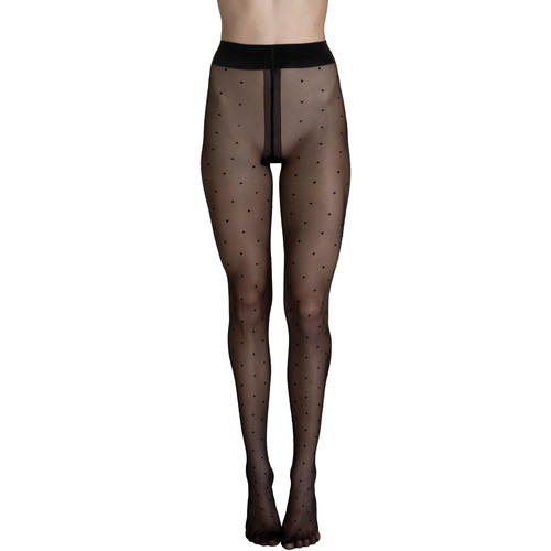 Ondergoed Dames Panty’s/Kousen Lisca Panty 20 DEN met stippen Fashion Dots zwart Zwart