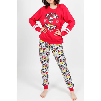 Textiel Dames Pyjama's / nachthemden Admas Homewear pyjama broek Mickey Basic rood Rood