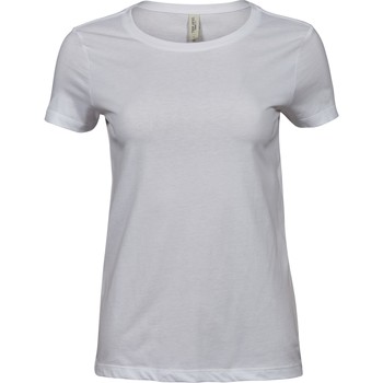 Textiel Dames T-shirts met lange mouwen Tee Jays T5001 Wit