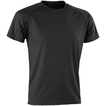Textiel Heren T-shirts met lange mouwen Spiro SR287 Zwart