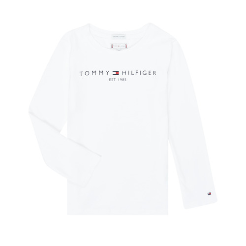Textiel Meisjes T-shirts met lange mouwen Tommy Hilfiger KG0KG05247-YBR-J Wit