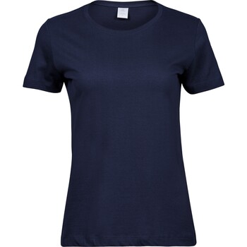 Textiel Dames T-shirts met lange mouwen Tee Jays T8050 Blauw