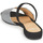 Schoenen Dames Sandalen / Open schoenen Perlato 11117-YORK-ARGENT-CAM-NOIR Zwart / Zilver