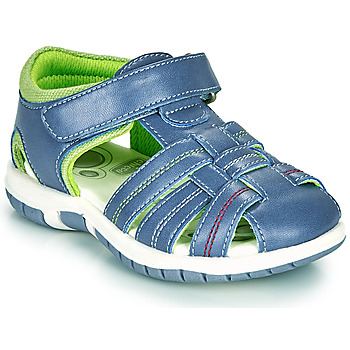 Schoenen Jongens Sandalen / Open schoenen Chicco FAUSTO Blauw / Groen