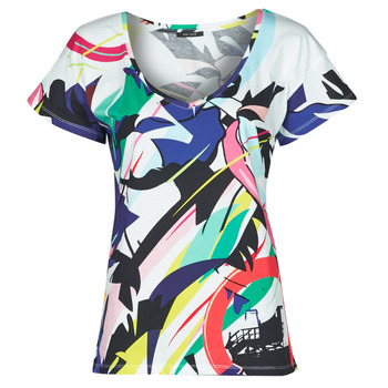 Textiel Dames T-shirts korte mouwen One Step MONA Multicolour