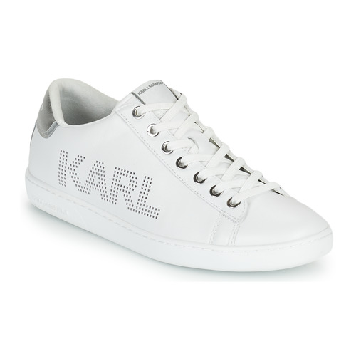 Schoenen Dames Lage sneakers Karl Lagerfeld KUPSOLE II KARL PUNKT LOGO LO Wit