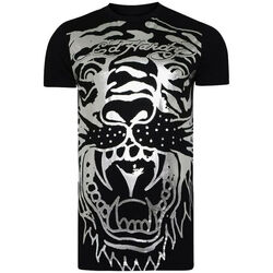Textiel Heren T-shirts korte mouwen Ed Hardy - Big-tiger t-shirt Zwart