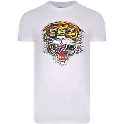 Textiel Heren T-shirts korte mouwen Ed Hardy - Mt-tiger t-shirt Wit