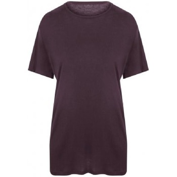 Textiel Heren T-shirts met lange mouwen Ecologie EA002 Violet