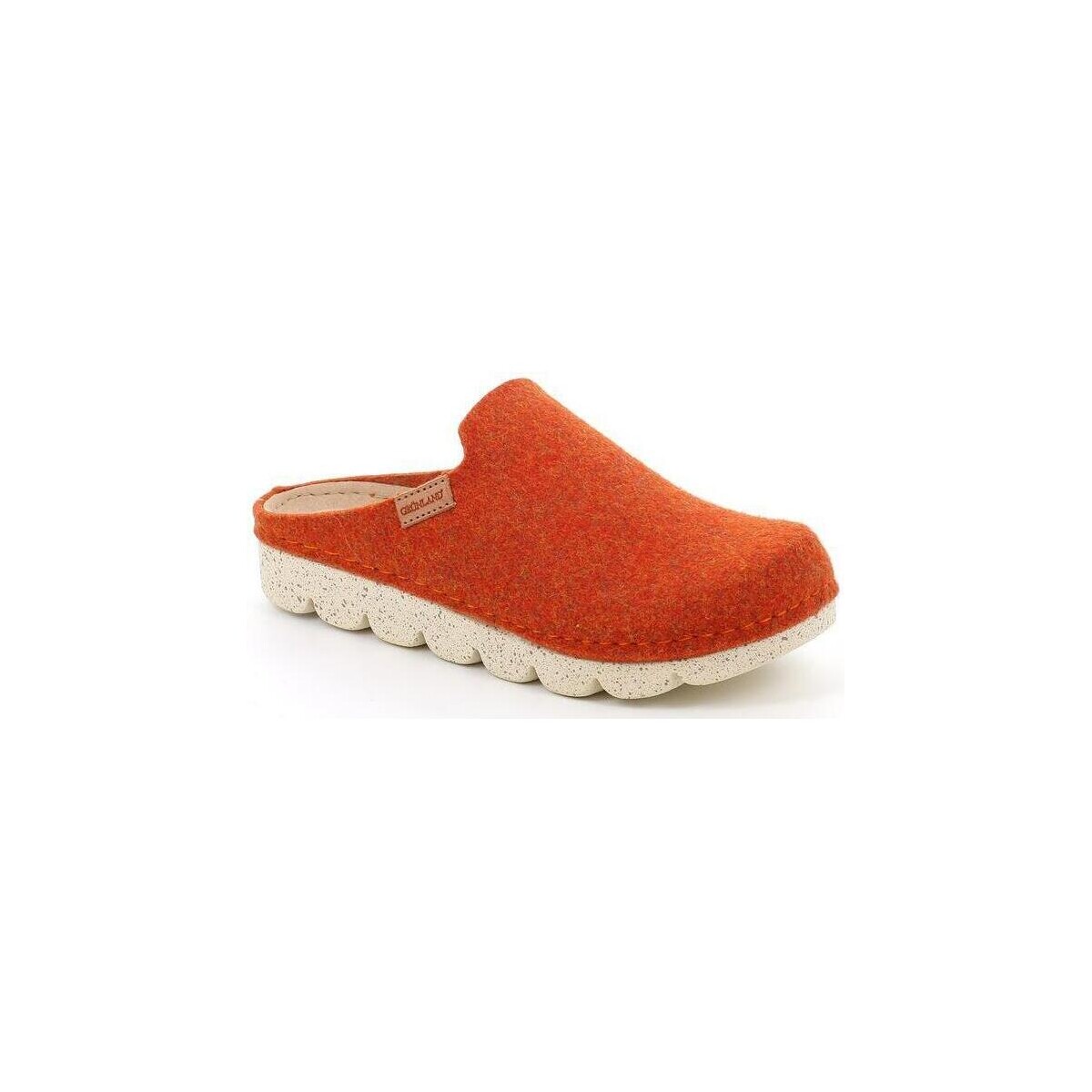 Schoenen Dames Leren slippers Grunland DSG-CI2777 Oranje