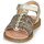 Schoenen Meisjes Sandalen / Open schoenen Acebo's 5498GE-PLATINO-J Goud