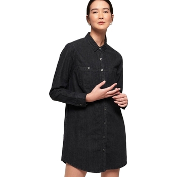 Textiel Dames Korte jurken Superdry G80013OR Zwart