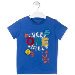 Textiel Kinderen T-shirts korte mouwen Losan 015-1032AL Blauw