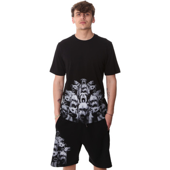 Textiel Heren T-shirts korte mouwen Sprayground 20SP012 Zwart